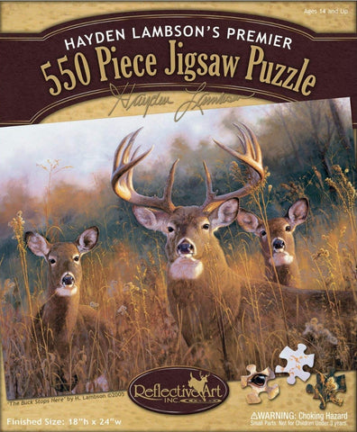 Buck Stops Here 550 Piece Puzzle