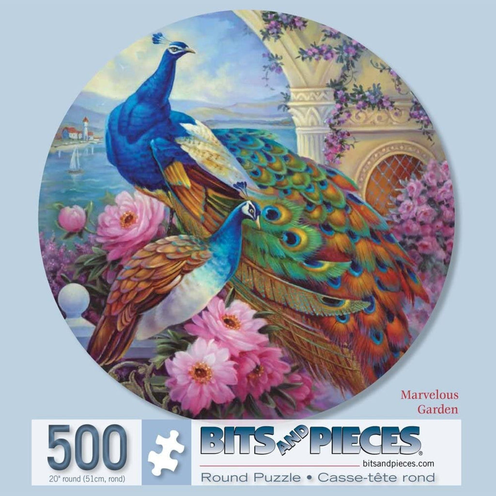 Marvelous Garden by Oleg Gavrilov 500 Piece Round Puzzle