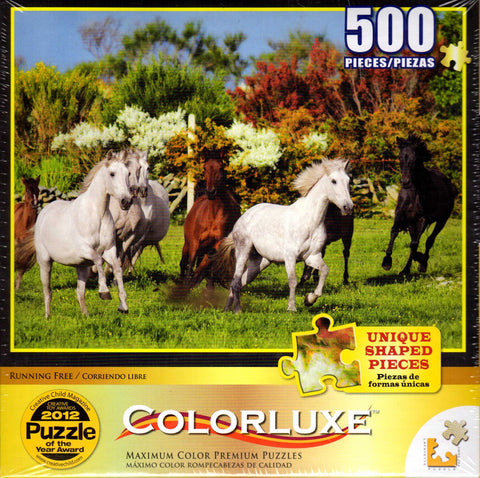 Colorluxe 500 Piece Puzzle - Running Free