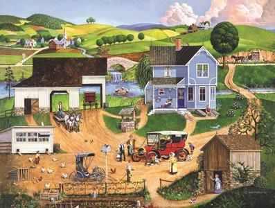 Puzzle Collector Art 500 Piece Puzzle - Stay For Dinner