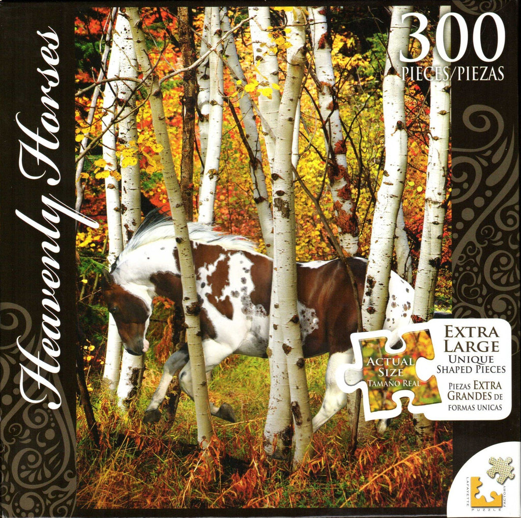 Heavenly Horses 300 Piece Puzzle - Hideaway Horse