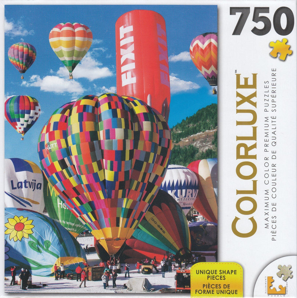 Colorluxe 750 Piece Puzzle - Chateau d'Oex International Bal