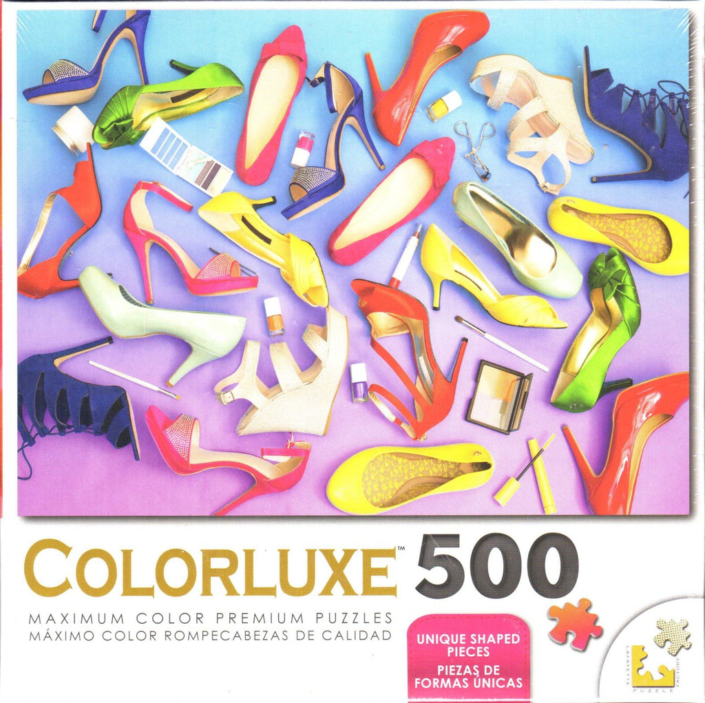 Colorluxe 500 Piece Puzzle - Fashion Shoes