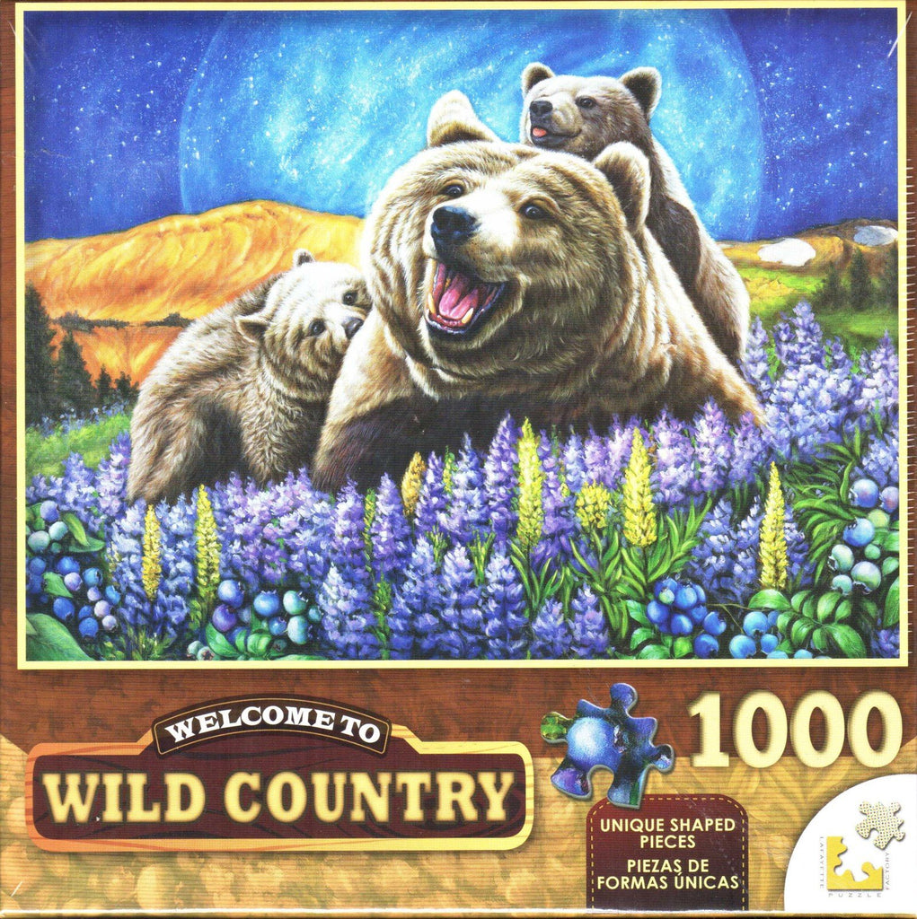 Wild Country 1000 Piece Puzzle - Blueberry Bears