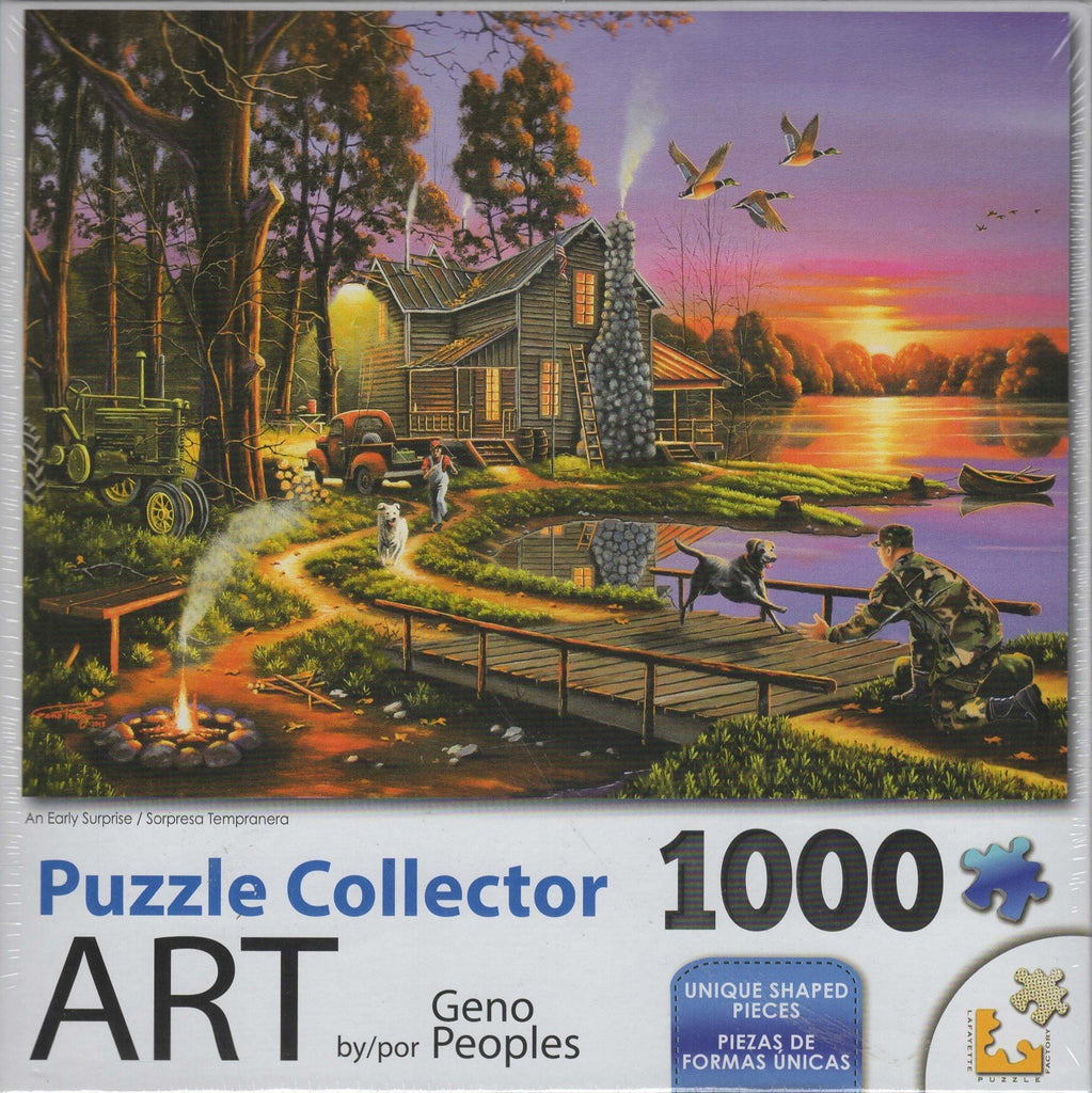 Puzzle Collector Art 1000 Piece Puzzle - An Early Surprise