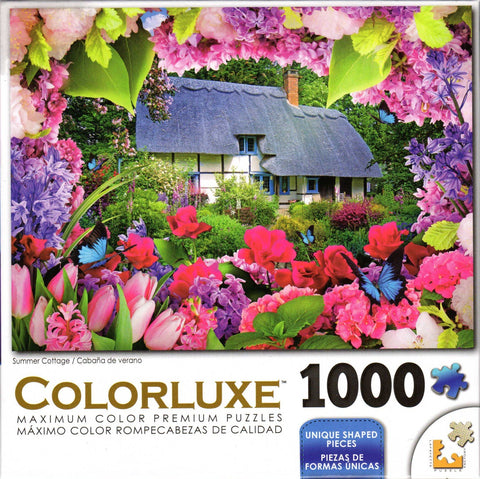 Colorluxe 1000 Piece Puzzle - Summer Cottage