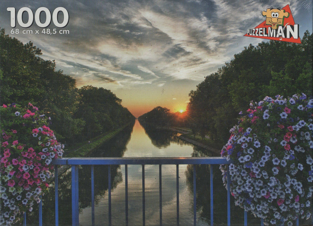 Puzzleman 1000 Piece Puzzle - Neerpelt Belgium: Kanaal Bocholt