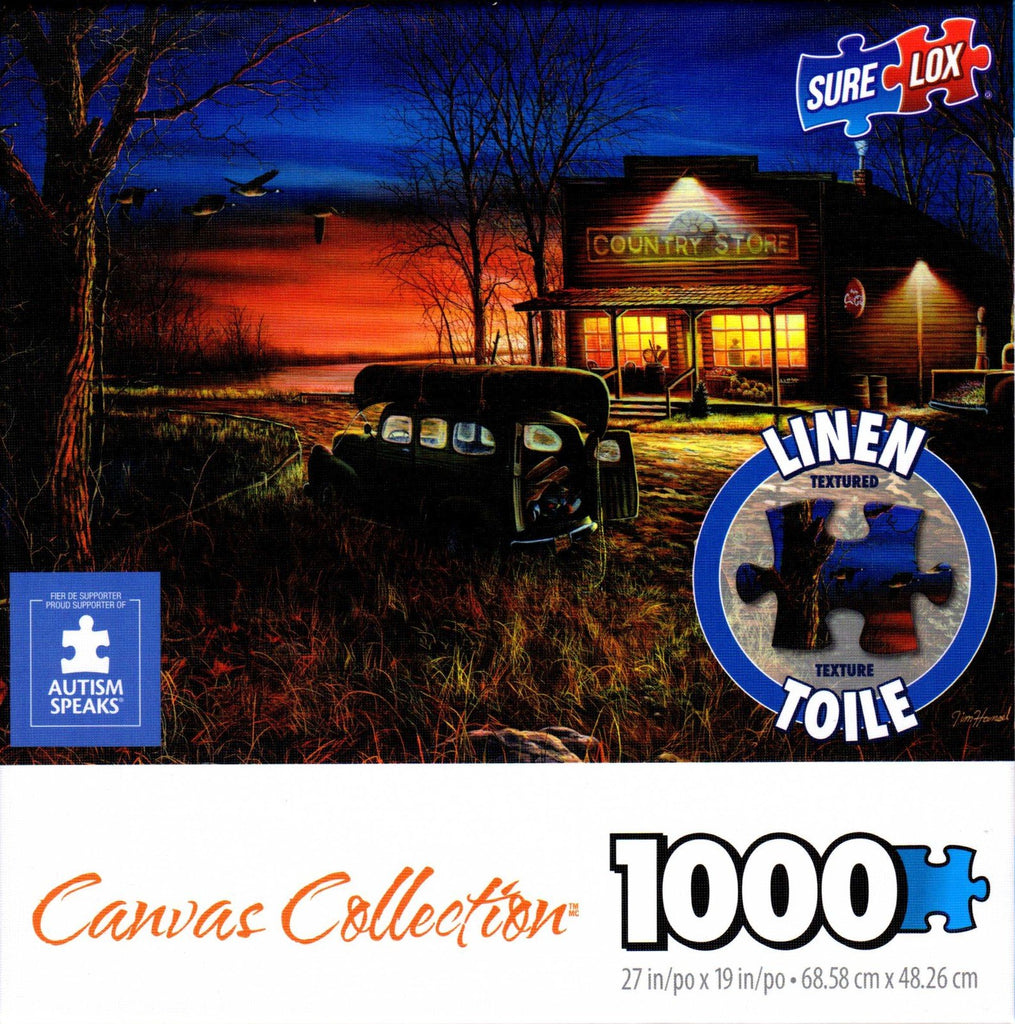 Country Store at Night 1000 Piece Puzzle