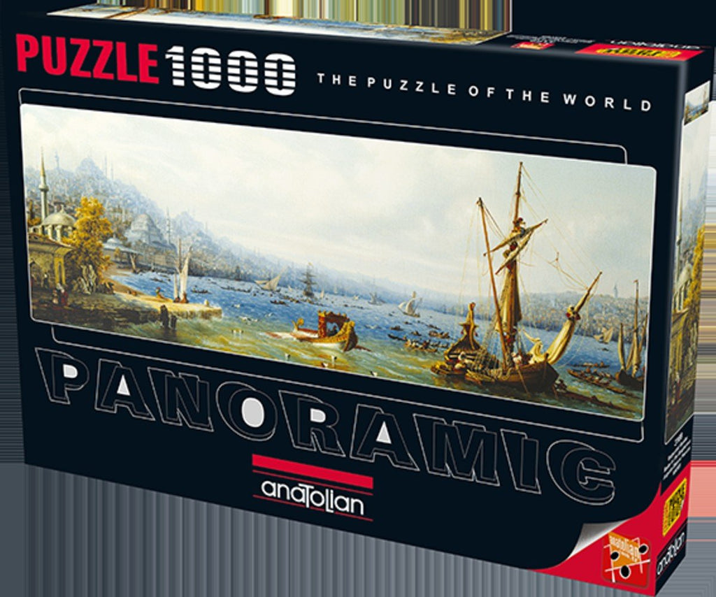 Anatolian Puzzle 1000 Piece - Boats on the Bosphorus Panoramic