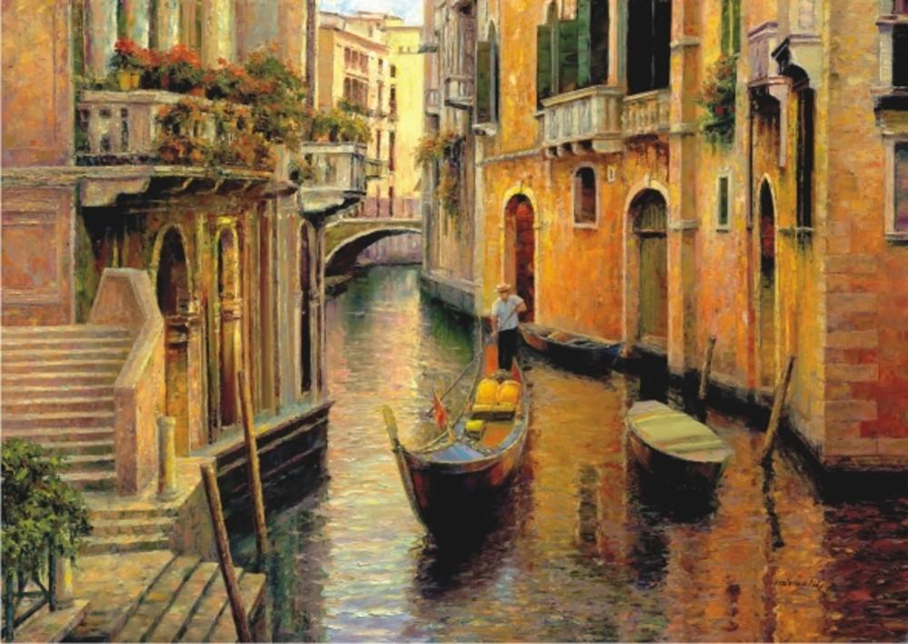 Anatolian Puzzle 1500 Piece - Evening Condola