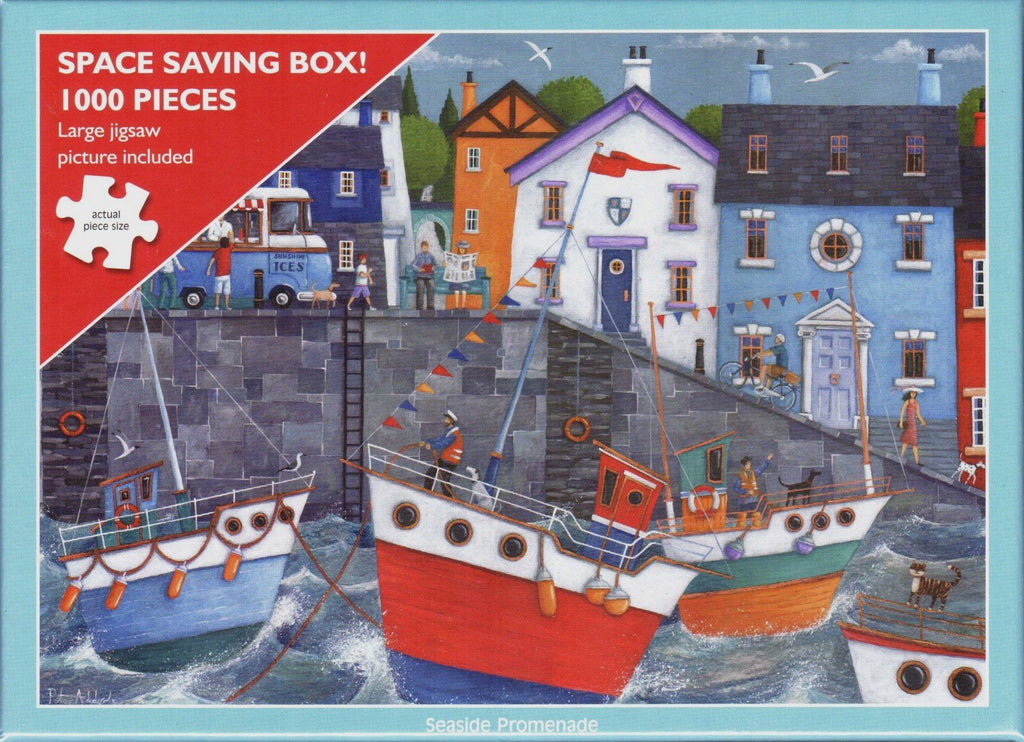 Otter House 1000 Piece Puzzle - Seaside Promenade