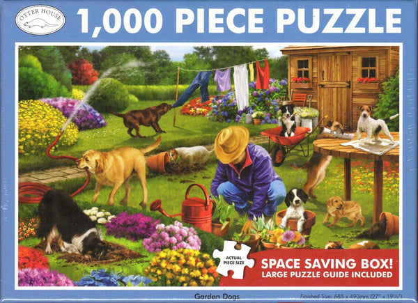 Garden Full of Dogs 1000 Piece Jigsaw Puzzle