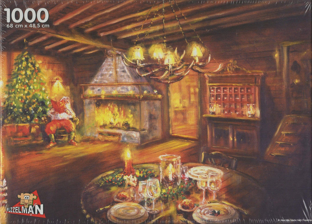 Puzzleman 1000 Piece Puzzle - Santa's Livingroom