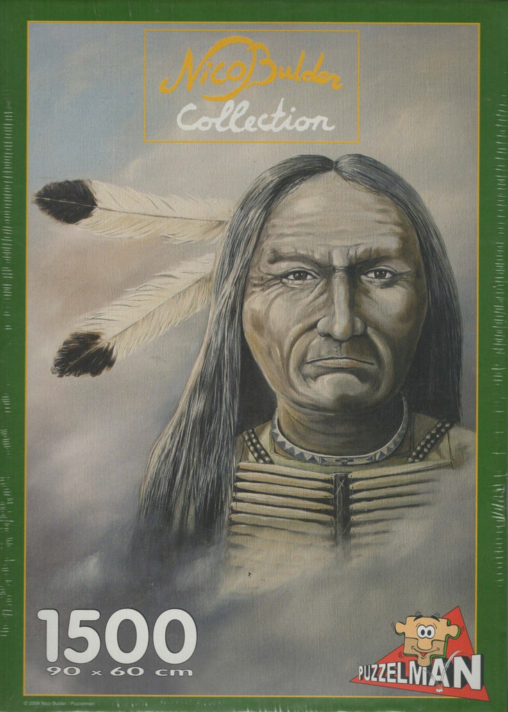 Puzzleman 1500 Piece Puzzle - Nico Bulder Collection: White Bull