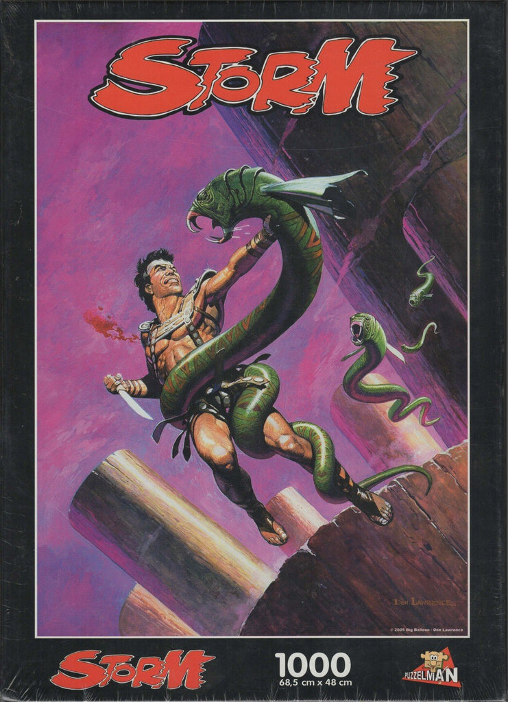 Puzzleman 1000 Piece Puzzle - Storm: Attack of the Snake By Don Lawrence