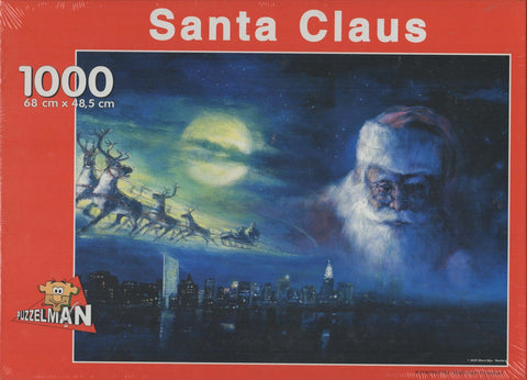 Puzzleman 1000 Piece Puzzle - Santa Claus: In the Clouds by Marko Heijl