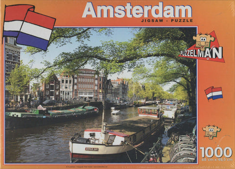 Puzzleman 1000 Piece Puzzle - Amsterdam Netherlands 1