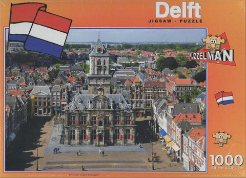 Puzzleman 1000 Piece Puzzle - City Hall Delft The Netherlands