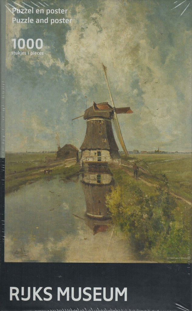 Puzzleman 1000 Piece Puzzle with Poster - Rejks Museum: In the Month of July By Paul Joseph Constantin Gabriel