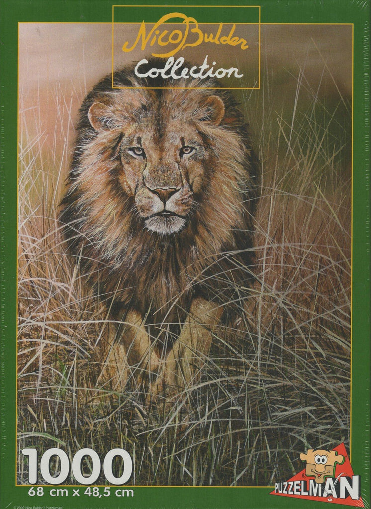 Puzzleman 1000 Piece Puzzle - Lion By Nico Bulder