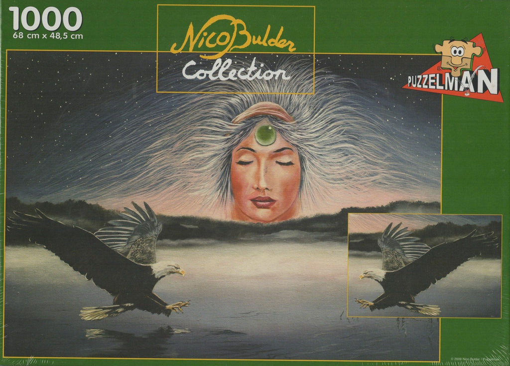 Puzzleman 1000 Piece Puzzle - The Woman and the Eagle By Nico Bulder
