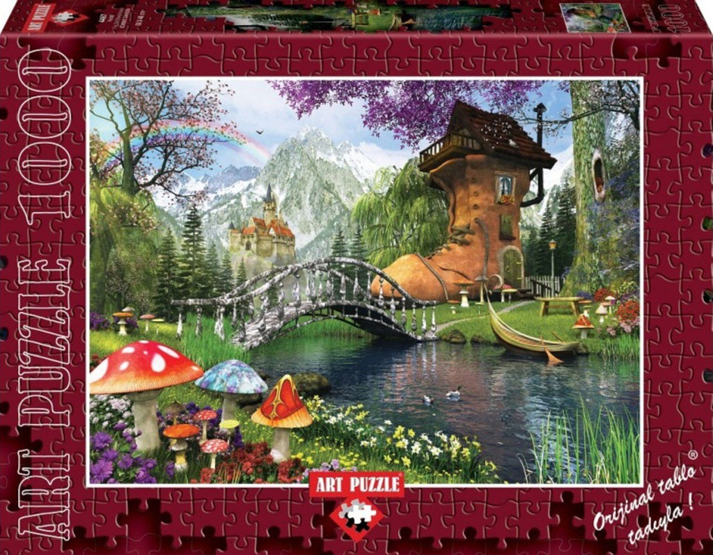 Old Shoe House 1000 Piece Puzzle