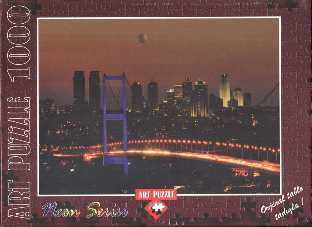 Bosphorus Bridge - Neon Series 1000 Piece Puzzle