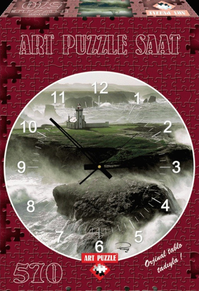 Les Poulains Lighthouse 570 Piece Clock Puzzle