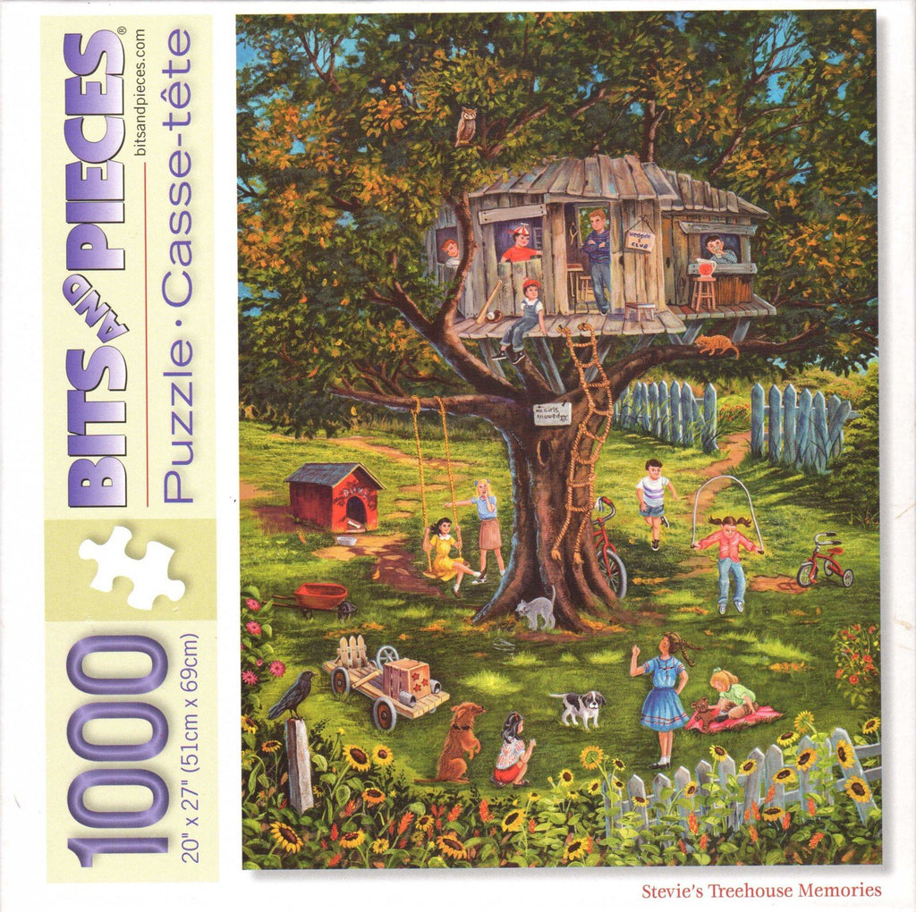 Stevie's Treehouse Memories 1000 Piece Puzzle