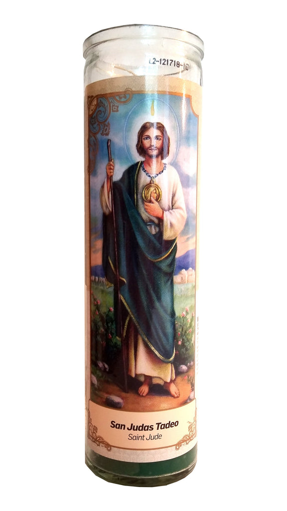Saint Jude (San Judas Tadeo) Devotional Green Candle