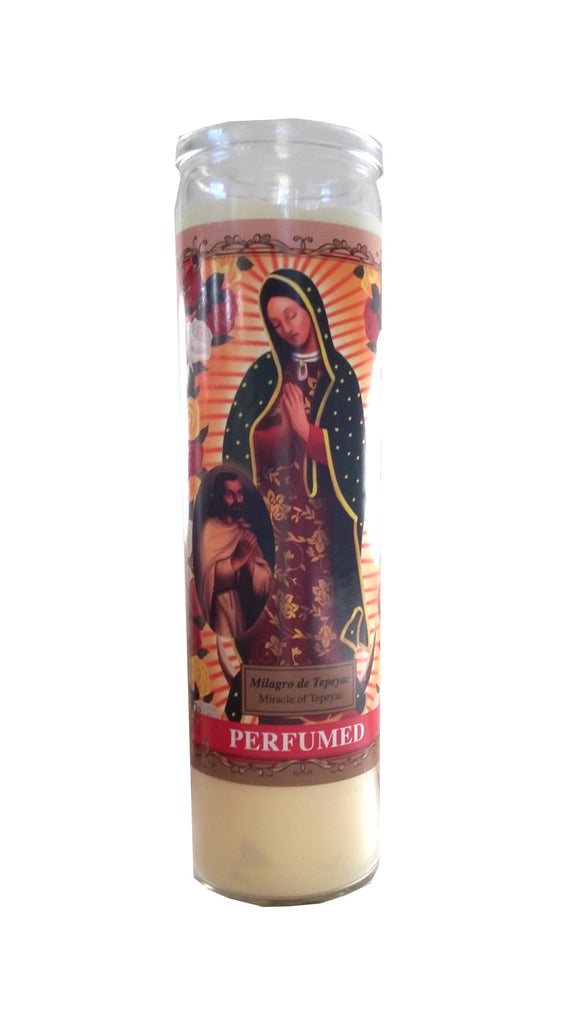 Miracle of Tepeyac (Milagro de Tepeyac) Perfume Devotional Yellow Candle