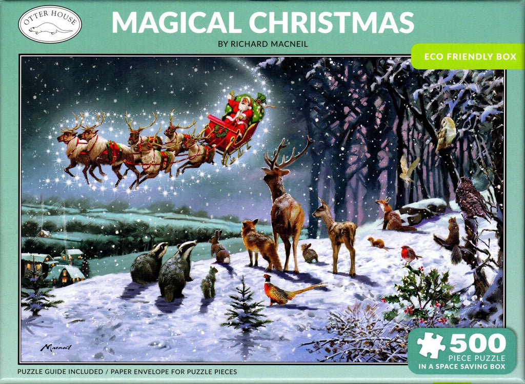 Otter House 500 Piece Puzzle - Magical Christmas