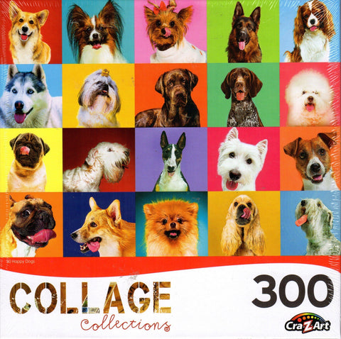 20 Happy Dogs 300 Piece Puzzle