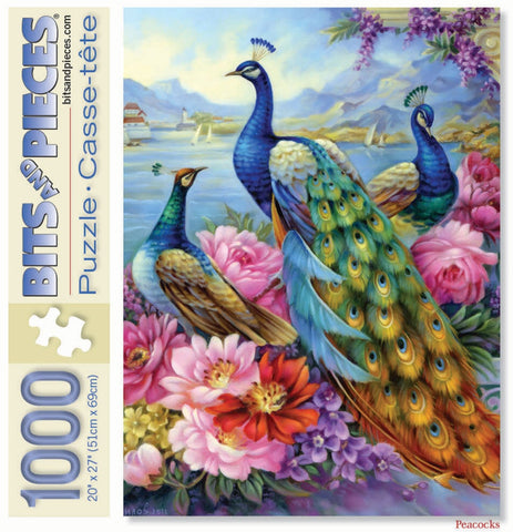 Peacocks by Oleg Gavrilov 1000 Piece Puzzle
