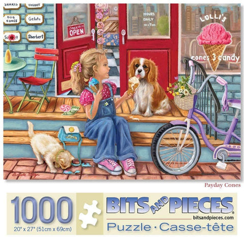 Payday Cones by Brooke Faulder 1000 Piece Puzzle