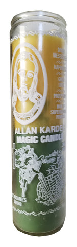 Allan Kardec Magic Gold/Green Candle