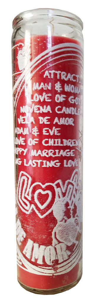 Love Red Candle