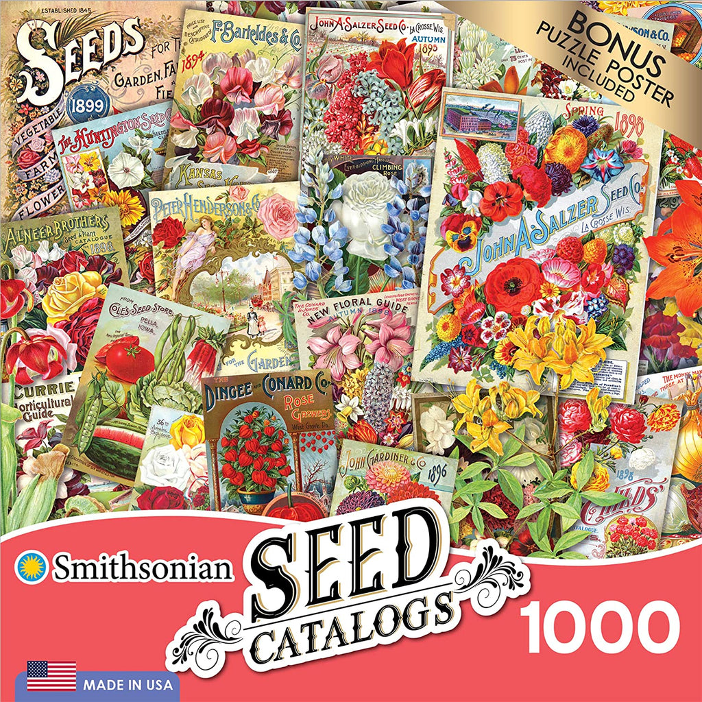 Smithsonian - Vintage Seed Packets 1000 Piece Puzzle