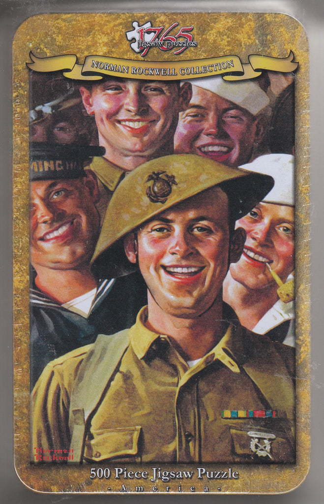 1765 Jigsaw - Norman Rockwell - Are We Downhearted?