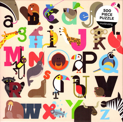 Animals A to Z 500 Piece Puzzle