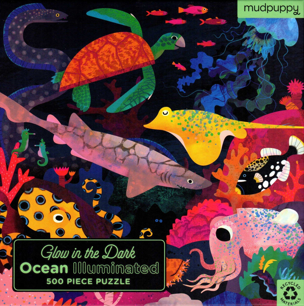 Ocean Illuminated Glow in The Dark 500 Piece Puzzle