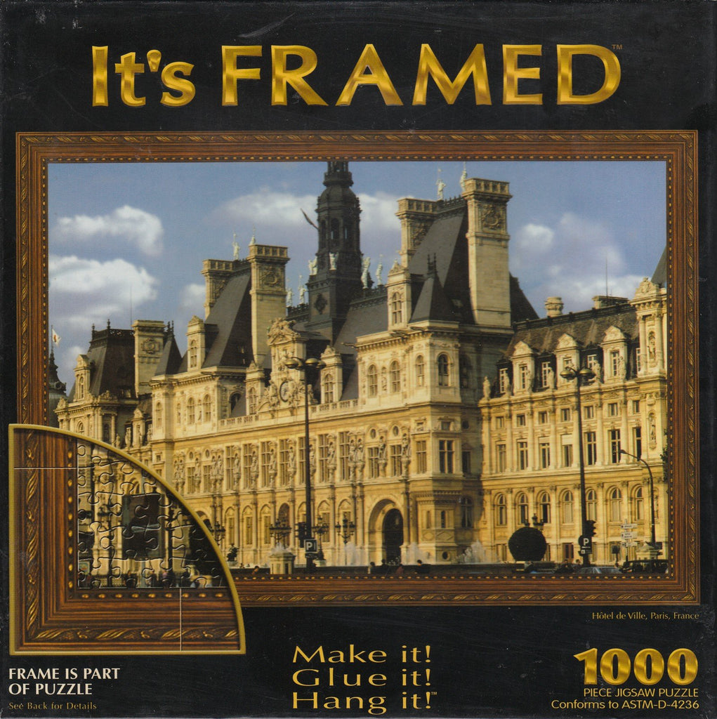 Hotel De Ville, Paris, France 1000 Piece Puzzle