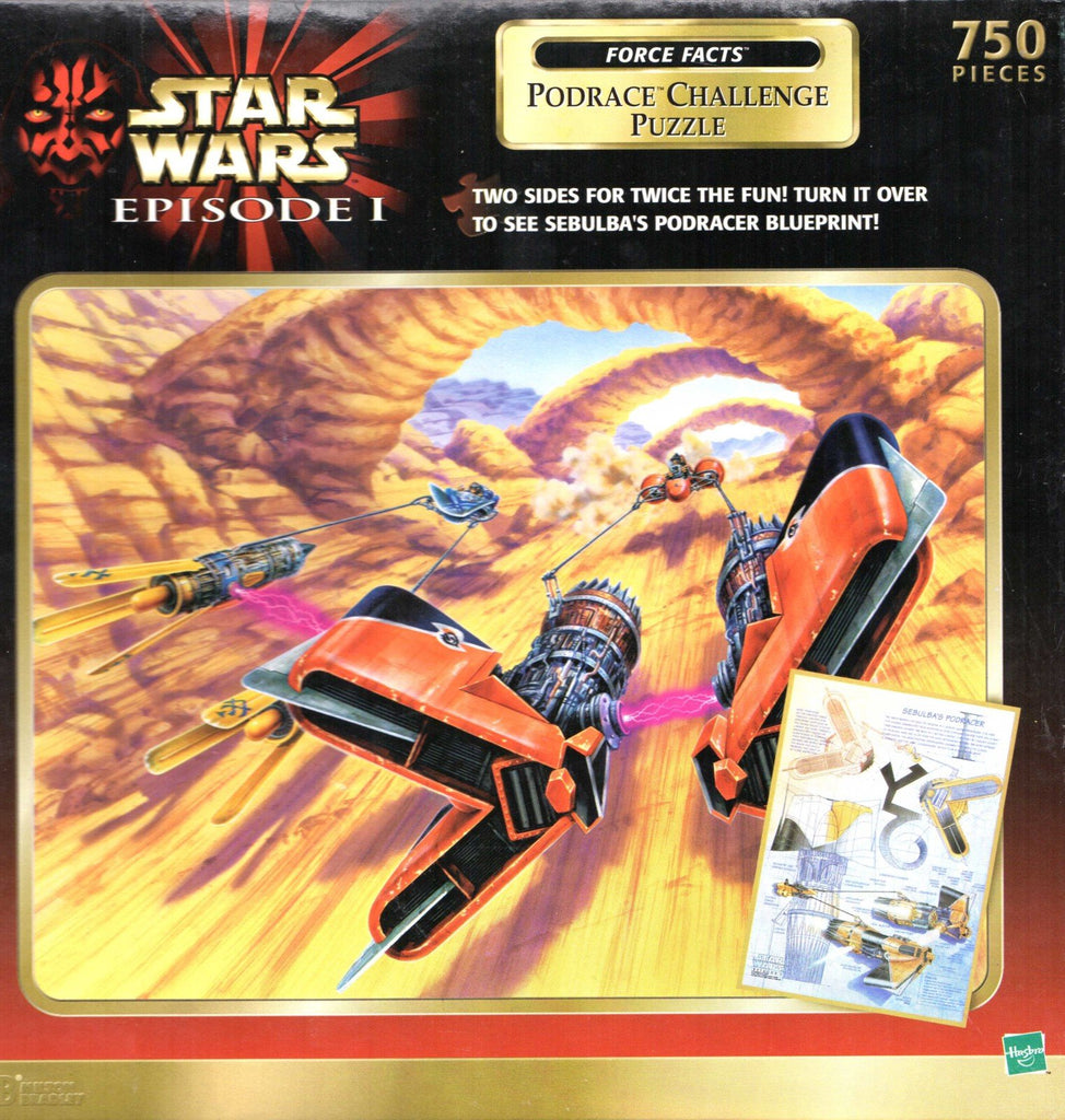 Star Wars Episode 1 Podrace Challenge 750 Piece Double Sided Puzzle