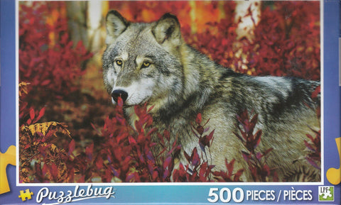 Puzzlebug 500 - Autumn Gray Wolf