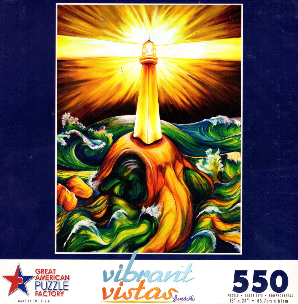 Lighthouse of Guiding Light 550 Piece Puzzle