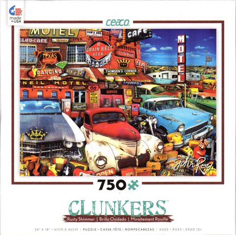 Clunkers - Rusty Shimmer 750 Piece Puzzle