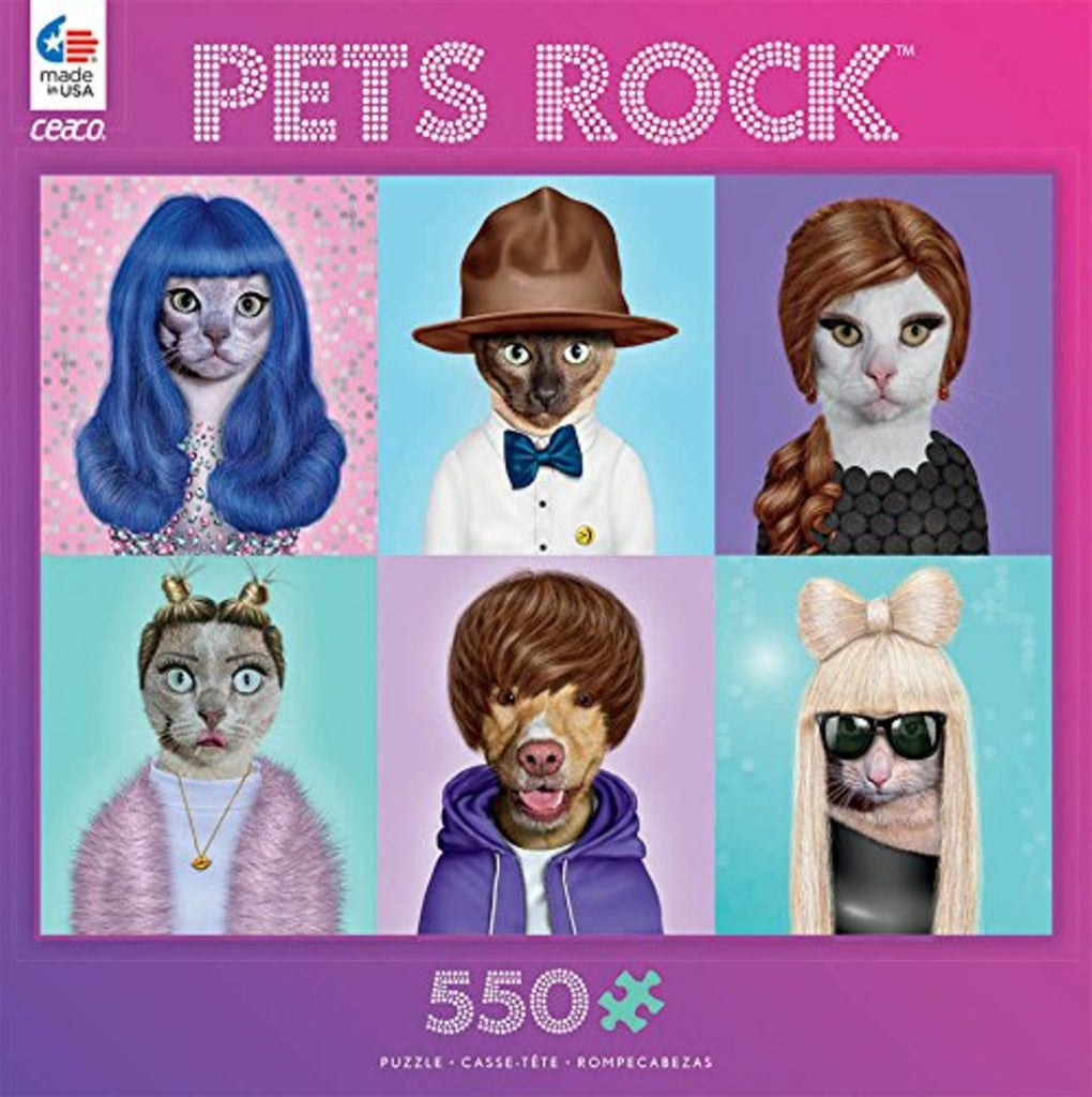 Pet Rock - Pop Stars 550 Piece Puzzle
