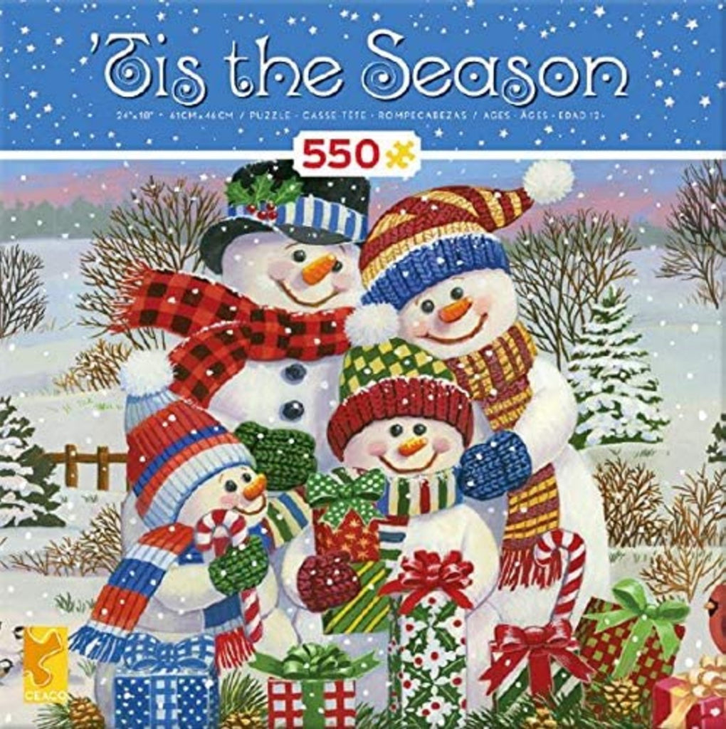 Tis the Season - Snow Family 550 Piece Puzzle