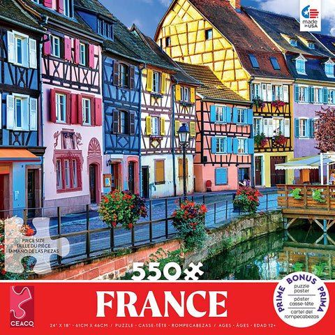France 550 Piece Jigsaw Puzzle