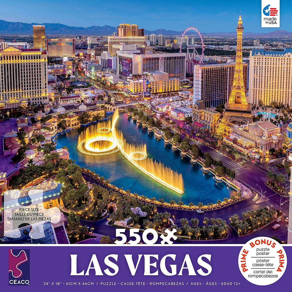 Las Vegas 550 Piece Puzzle